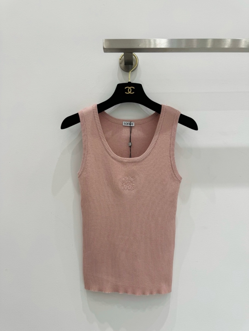 Loewe 2025 Summer New Embroidered Logo Tank Top