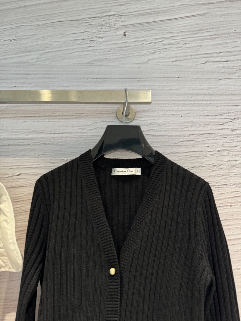 Dior Early Spring 2024 Pearl-Button Cashmere Cardigan