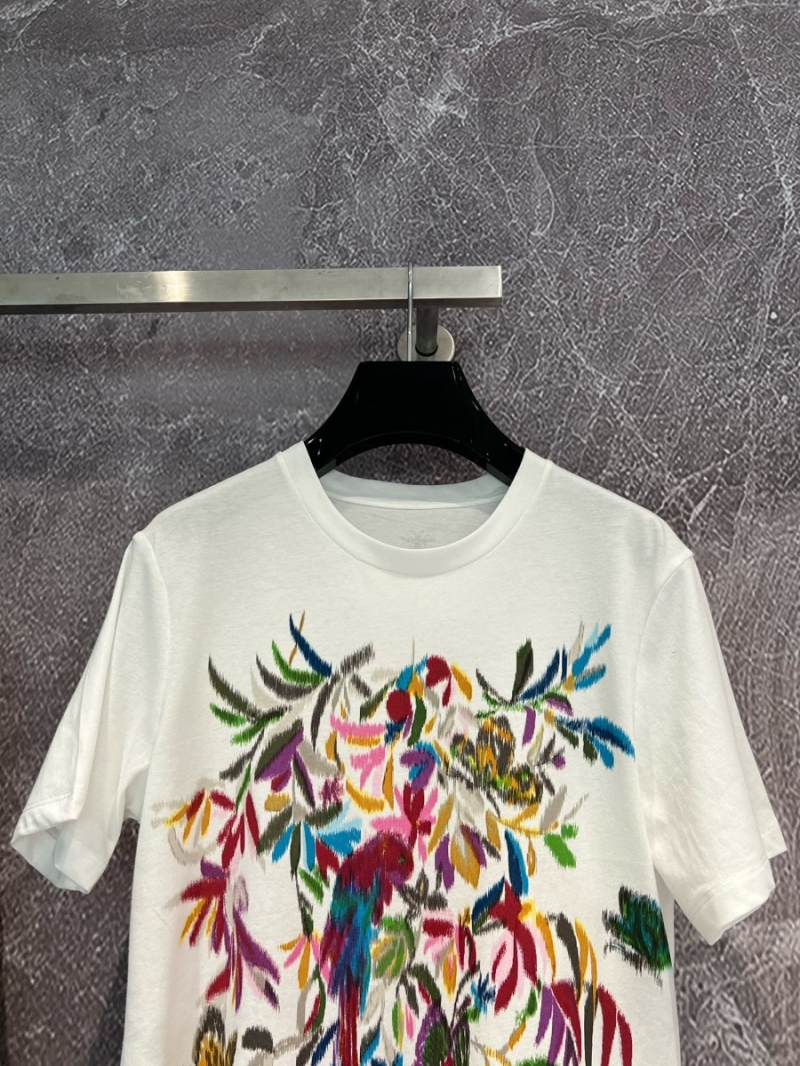 Dior 2024 Cruise Collection Painted Bird T-Shirt