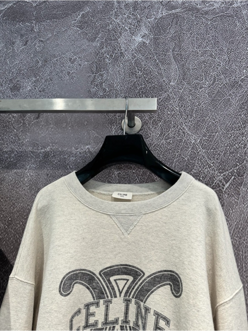 Celine Triumph Gate Logo Sweatshirt Early Spring 2024 Collection