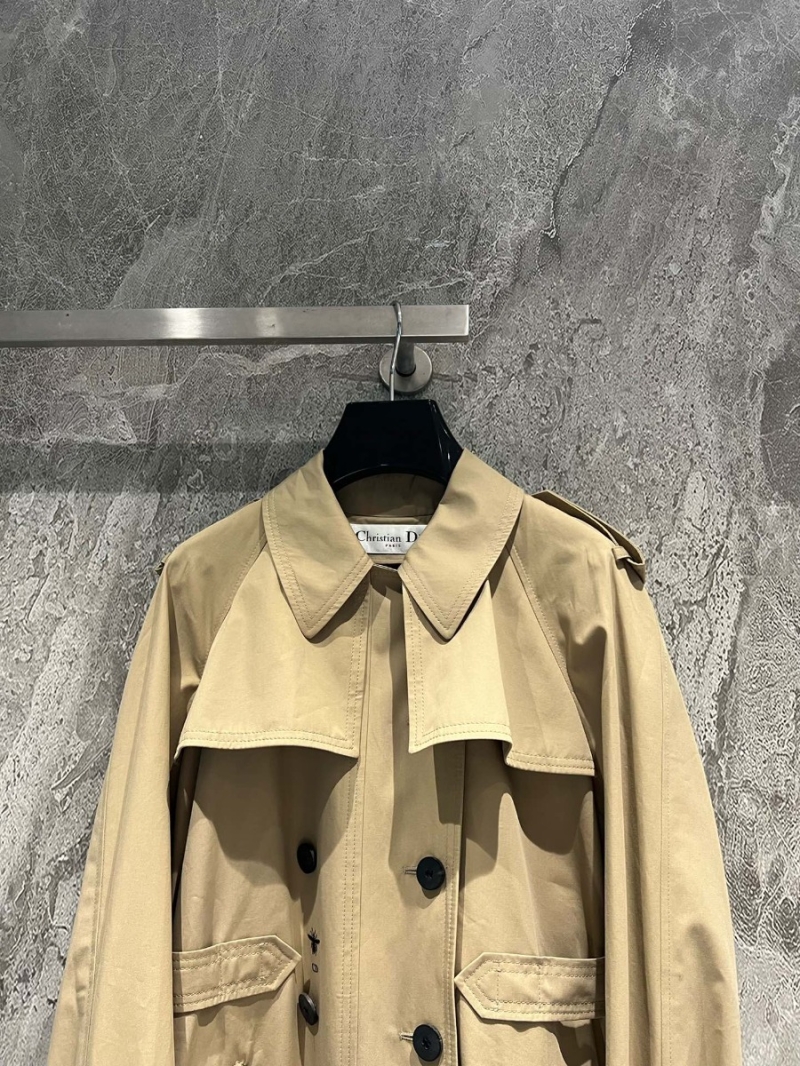 Dior 2024 Early Spring Classic British Trench Coat - Montaigne Collection