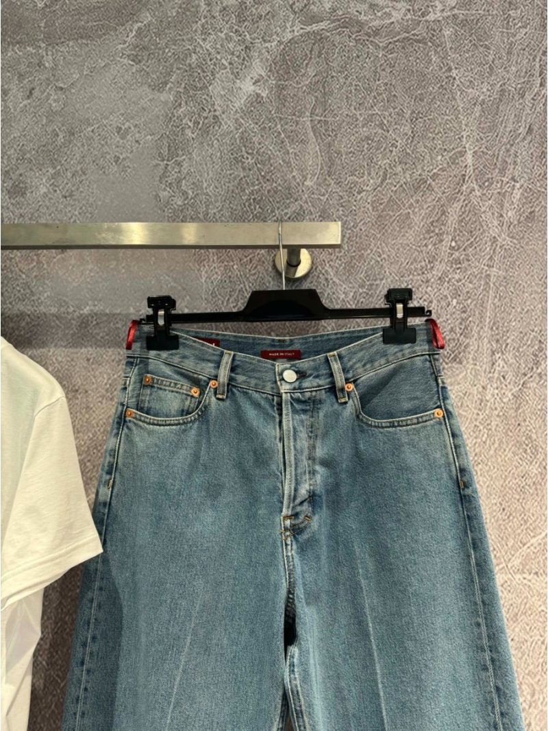 Gucci Retro Red-Taped Denim Jeans