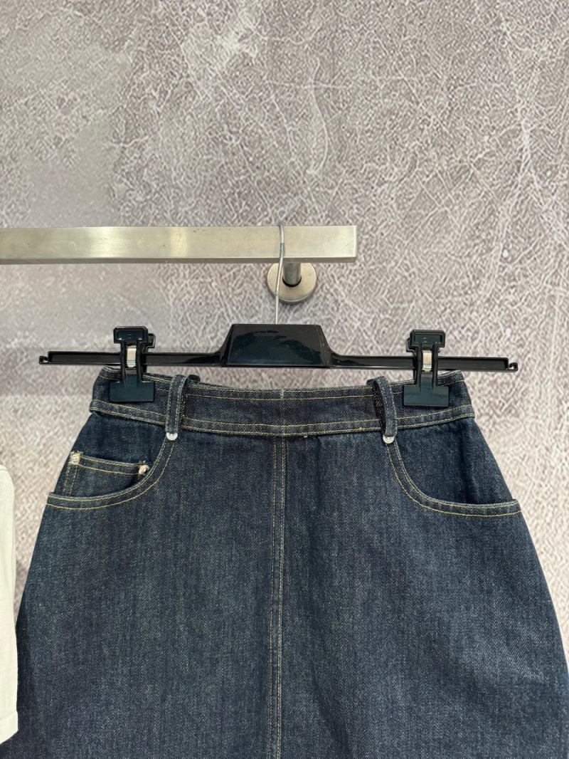 Chanel Vintage Denim Skirt from the Rare 1996 Collection