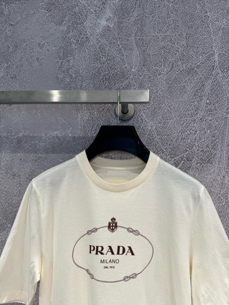 Prada Milano Distressed Logo T-Shirt
