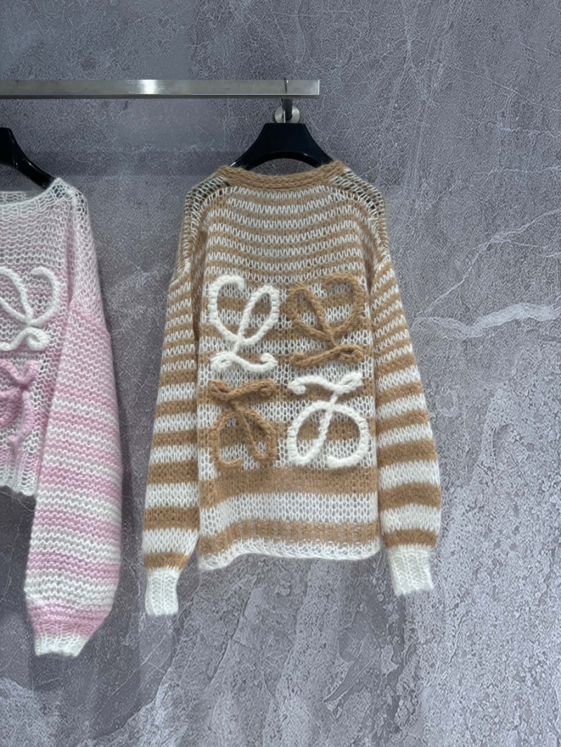 Loewe Limited Collection Striped Mohair Cardigan 