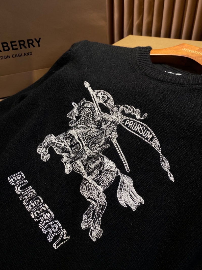 Burberry Embroidered Equestrian Knight (EKD) Cashmere Sweater - Unisex