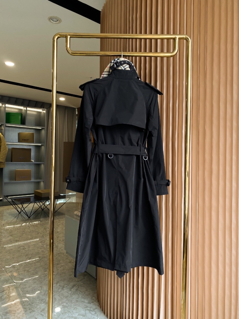 Burberry ECONYL® Monogram Chelsea Lightweight Coat Black