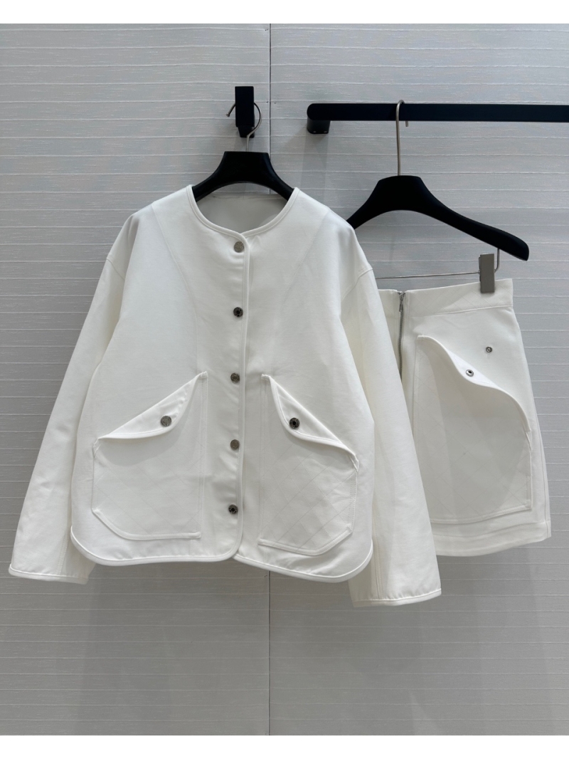 Hermes Equestrian Cotton Jacket White - 2025 Early Spring Collection