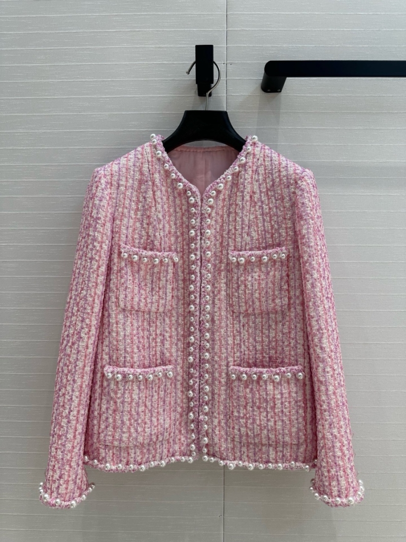 Chanel 25P Stunning Tweed Jacket in Sakura Pink Limited Edition