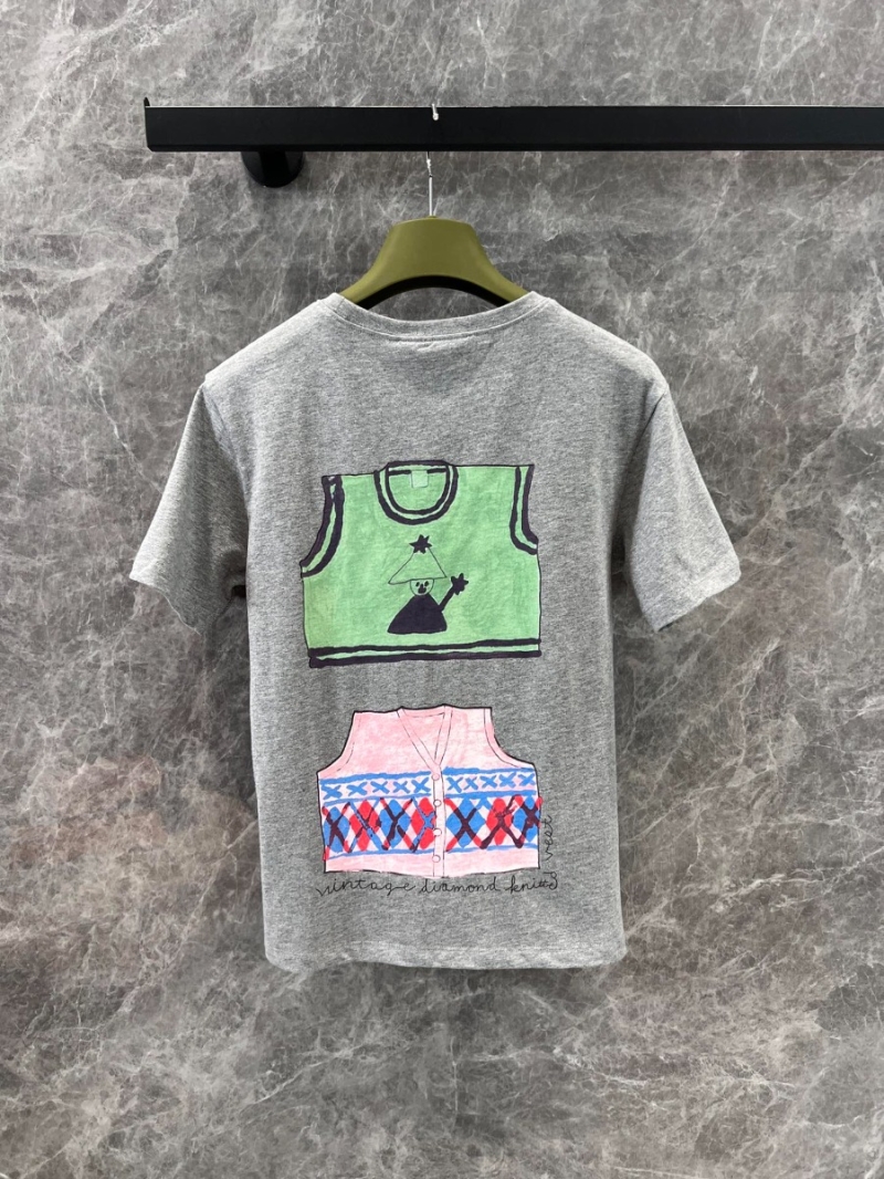 Gucci 25SS Early Spring Collection Cartoon Cat Print Short-Sleeve T-Shirt