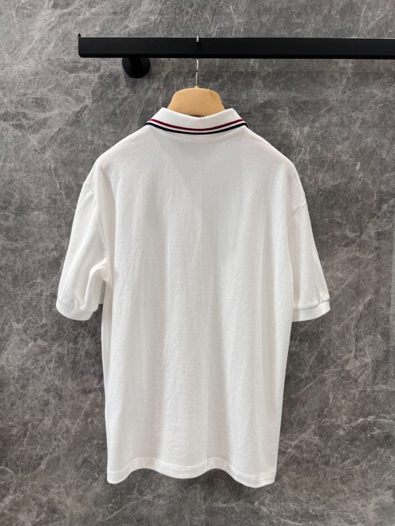 Miu Miu 25SS Spring/Summer Classic Embroidered Polo Shirt White