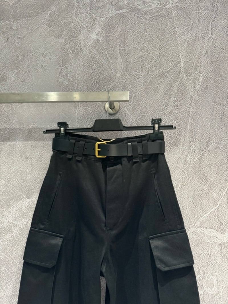 Saint Laurent YSL Multi-Pocket Utility Straight-Leg Pants