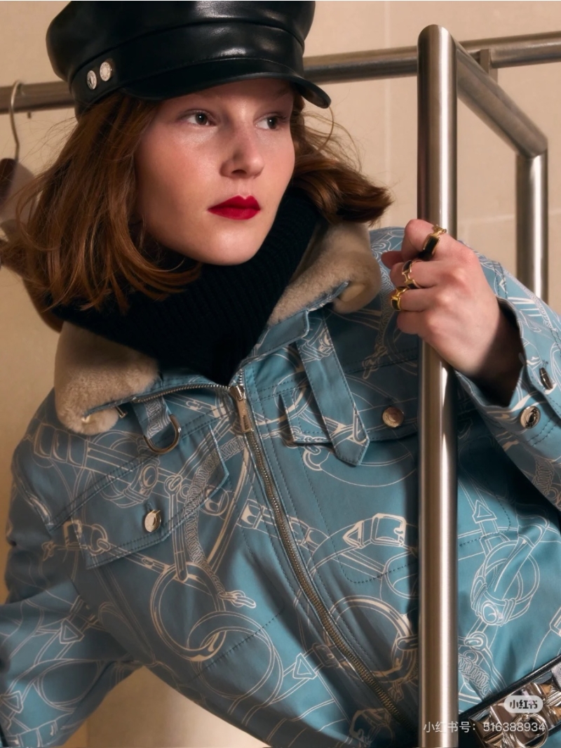 Hermes Dream Wonderland Series Sports Puffer Jacket