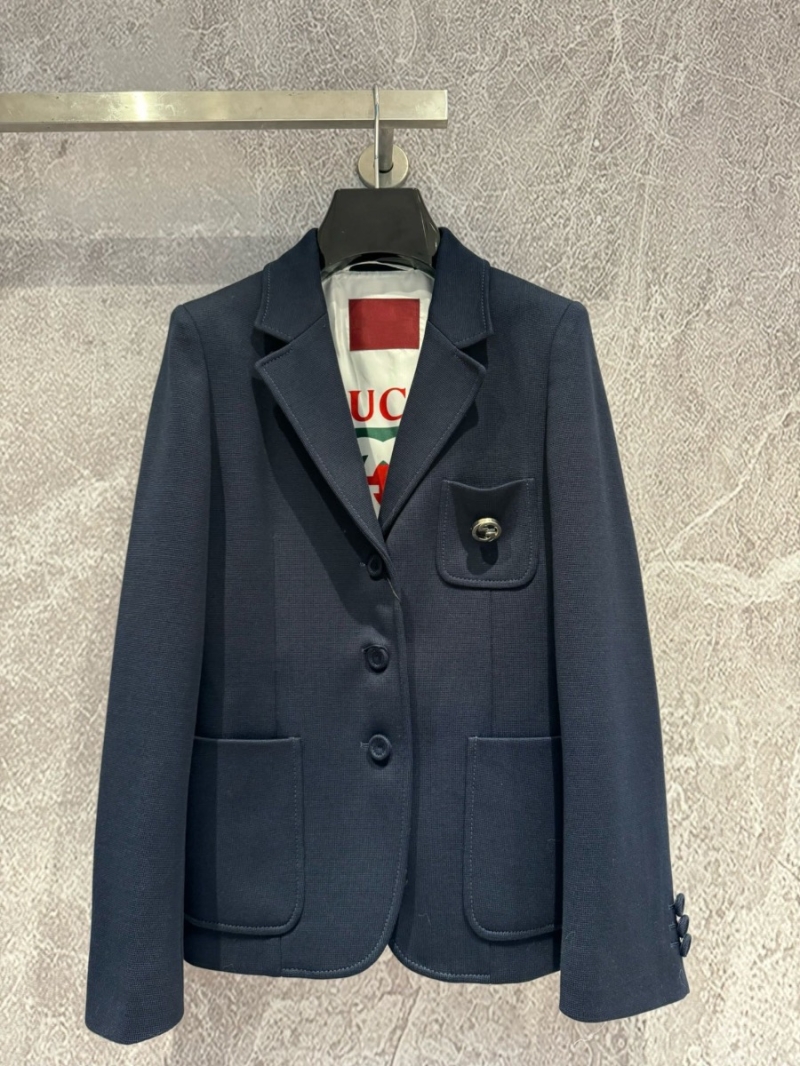 Gucci Knit Blazer with Silk lining Coat Jacket