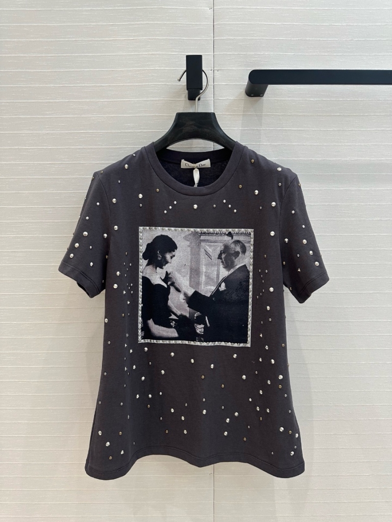 Dior 2025 Early Spring Studded Print Monsieur T-Shirt