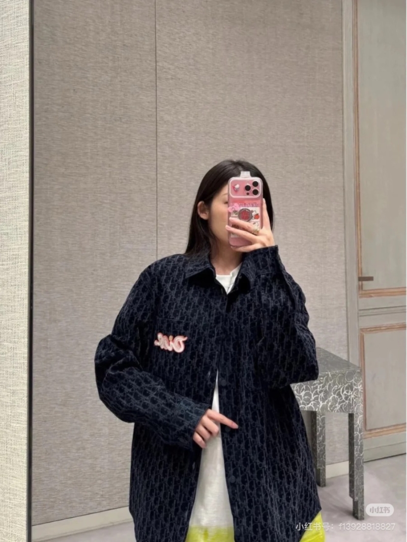 Dior x KAWS Limited Oblique Jacket Navy