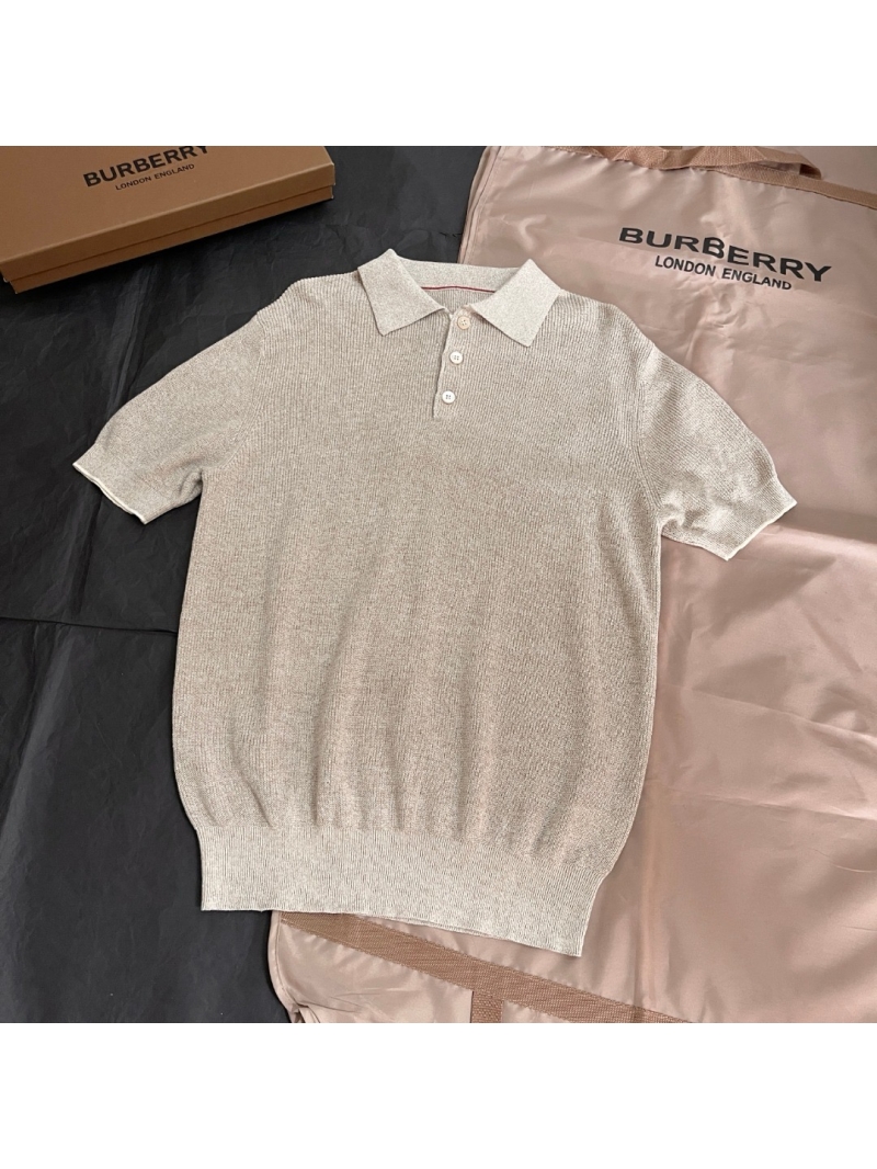 Brunello Cucinelli Exclusive Limited-Edition Linen-Cotton Contrast Ribbed Knit Polo Shirt Beige