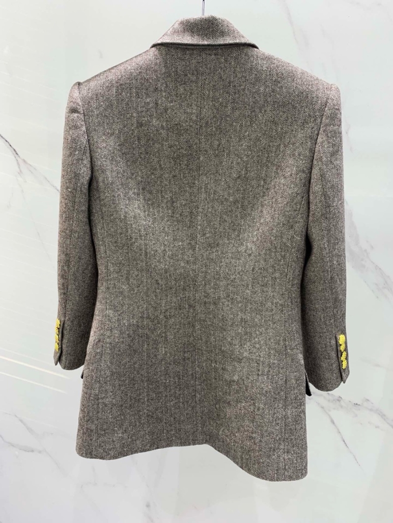 YSL Saint Laurent Double Breasted Wool Blazer Jacket