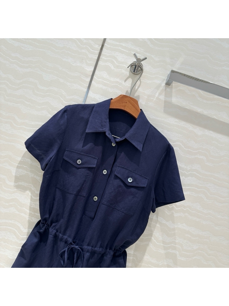 Loro Piana Exclusive Limited-Edition Cotton-Linen Utility Romper