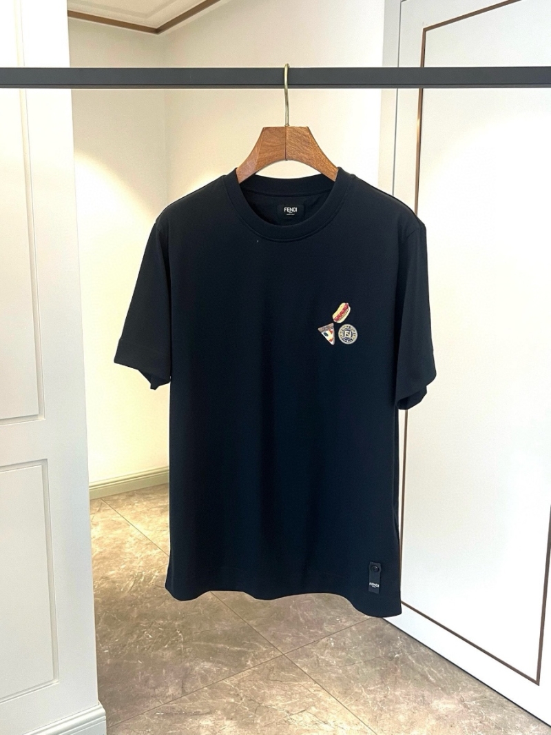 Fendi Fendilicious Embroidered Short Sleeve T-Shirt