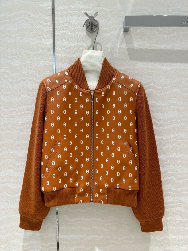 Hermes Luxurious Lambskin Leather Jacket