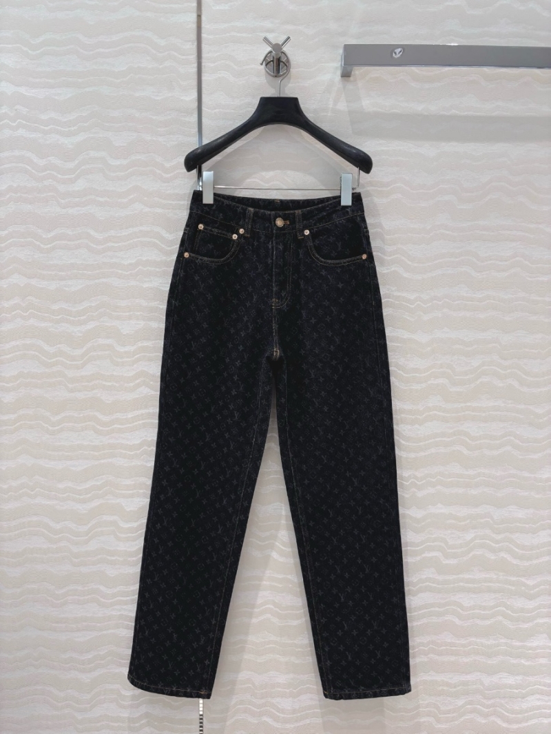 Louis Vuitton 25s Spring/Summer Dark Monogram Jacquard Denim Pants