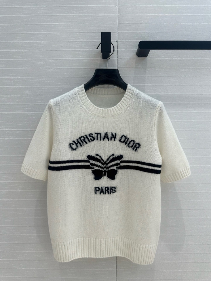 Dior '25 Early Spring Butterfly Cashmere Knit Top