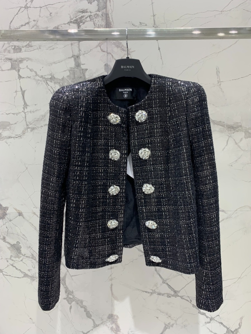 BALMAIN 2024 New Collection Embellished Beaded Jacket