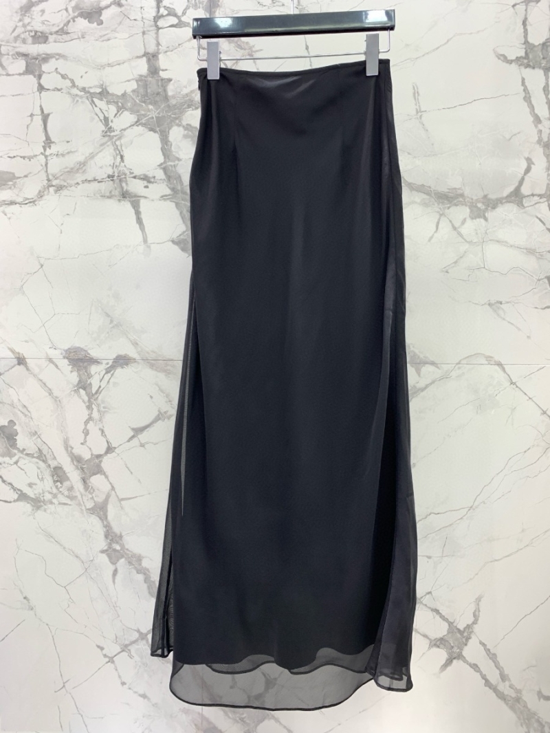 SAINT LAURENT Exclusive Retro Collection Elegant Skirt Black