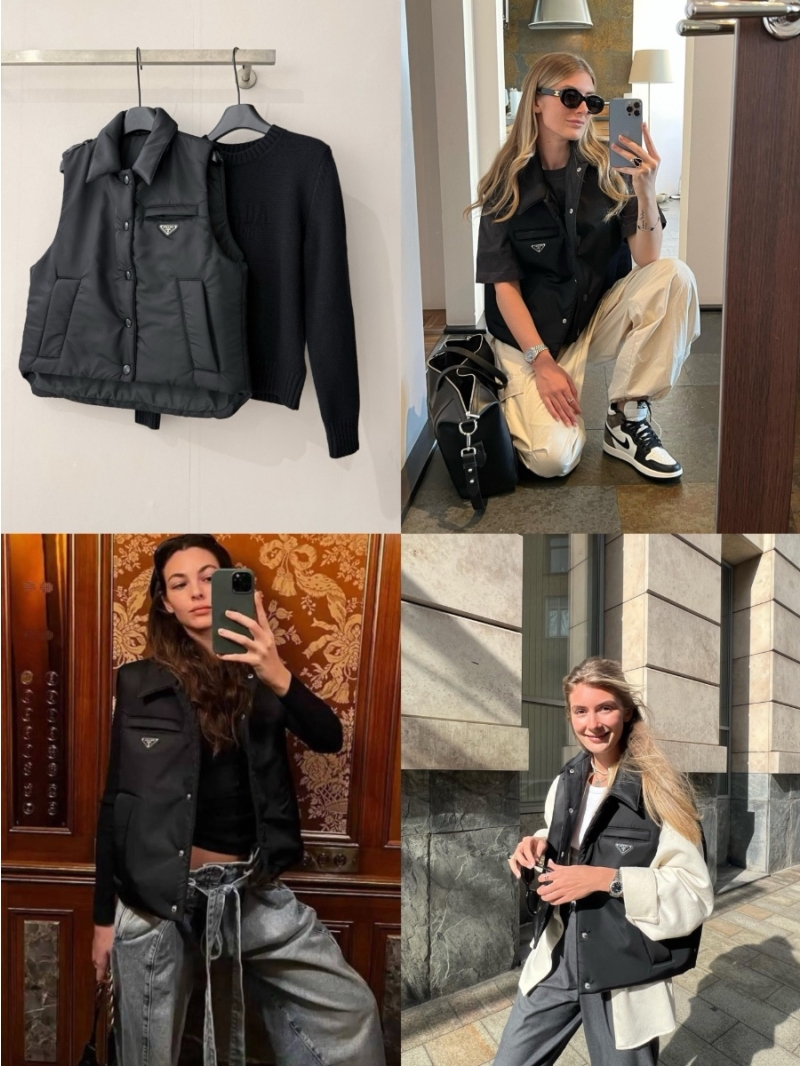 Prada Re-Nylon Padded Vest