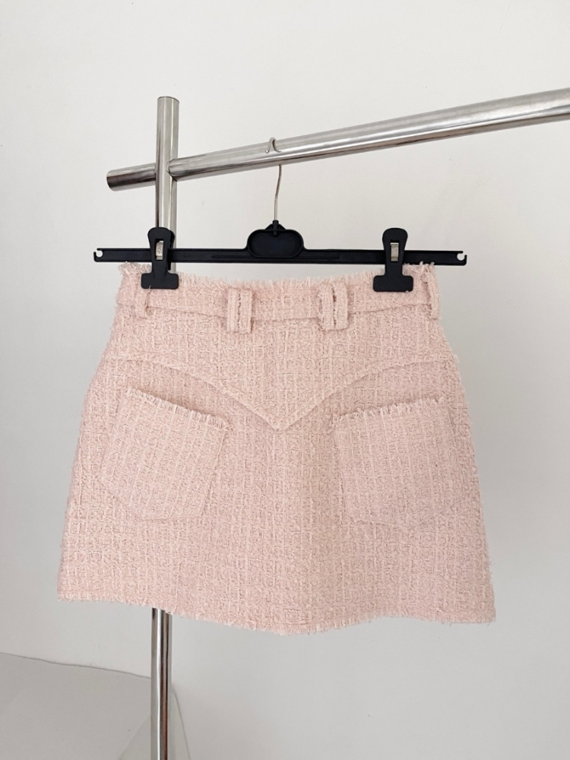 Balmain Tweed Mini Skirt – Signature Parisian Elegance