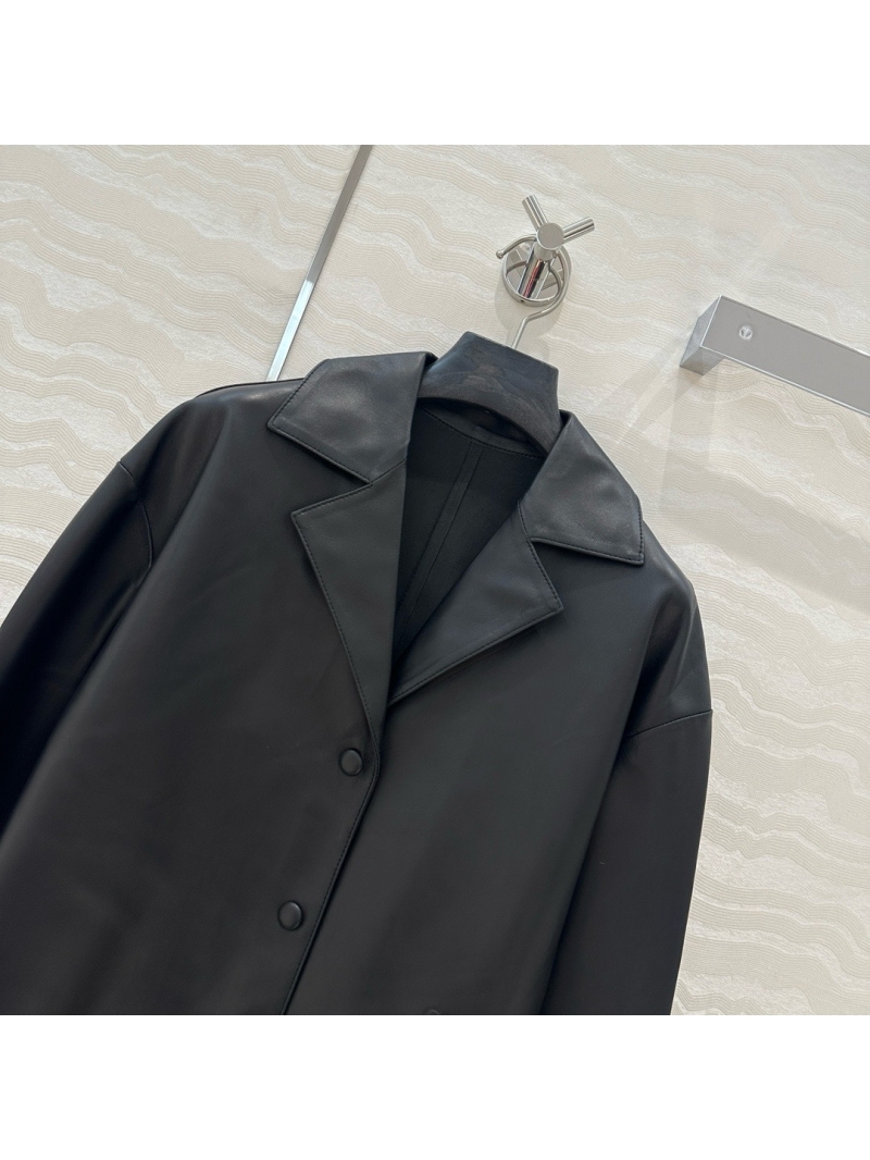 Loewe Minimalist Shearling Craft Lambskin Jacket Black Limited Edition