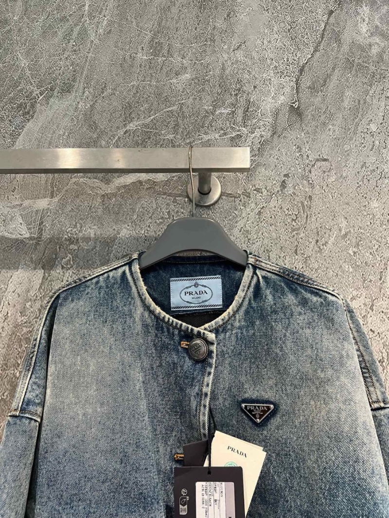 Prada Vintage Denim Cropped Jacket