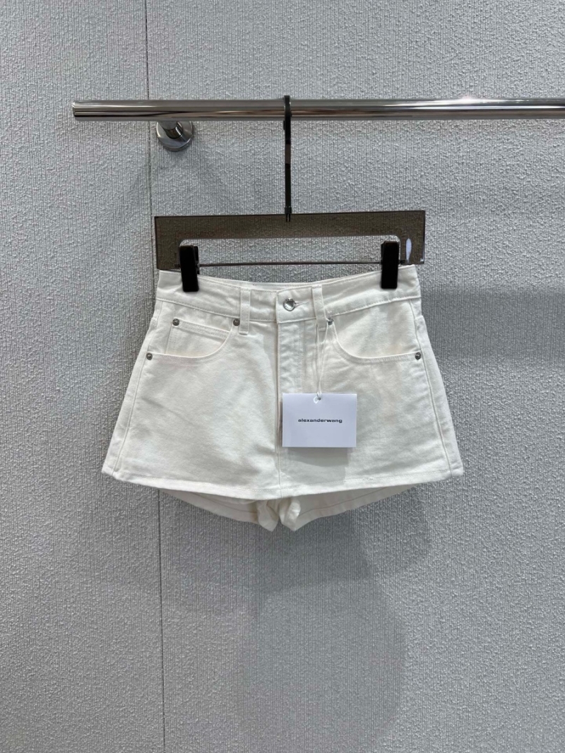 Alexander Wang 2025 Spring/Summer Exclusive White Denim Skort
