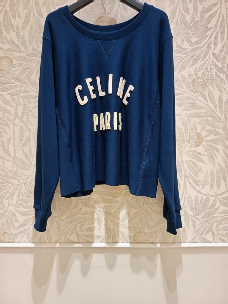Celine 24Fw Early Autumn New Letter Logo OS Sweatshirt