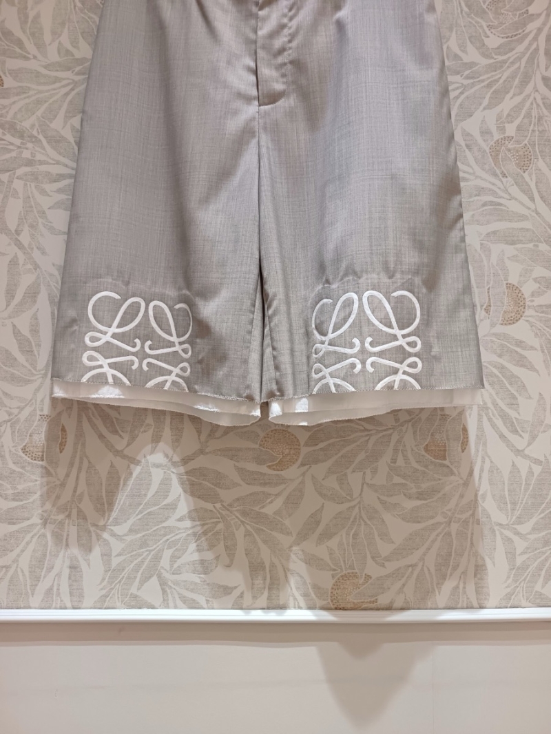 Loewe Tailored Wool Bermuda Shorts