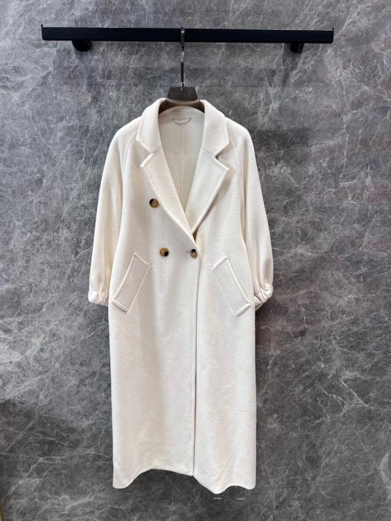 MaxMara 24FW Autumn/Winter Double-Breasted Pure Cashmere Coat