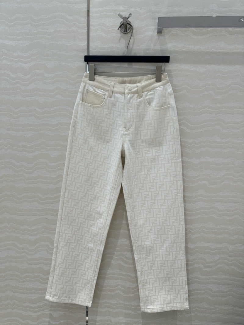 Fendi FF Monogram Straight-Leg Jeans - Capsule Collection
