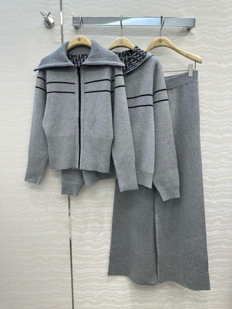 Dior Oblique Jacquard Zip-Up Cashmere Coat - Reversible Luxury with Statement Back Embroidery