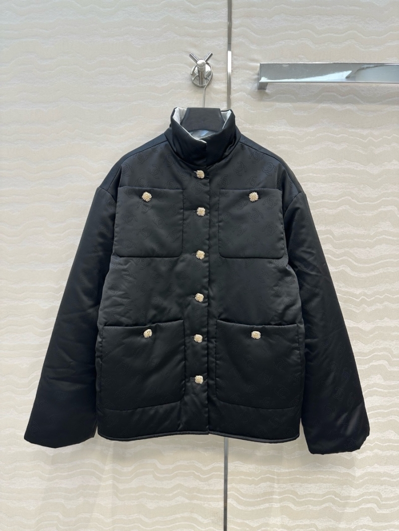 Chanel Exclusive Edition Coco25a Luxe Black Cotton Jacket - 3D Tailored Silhouette