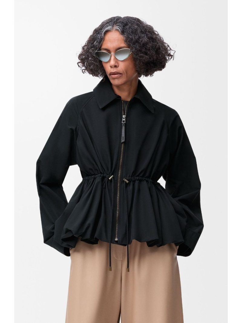 Loewe 25 Waist-Cinching Jacket - Luxe Drawstring Design with Blooming Hem