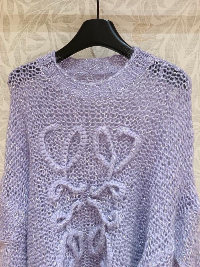 Loewe New with Glitter Metallic and Mohair Sweater