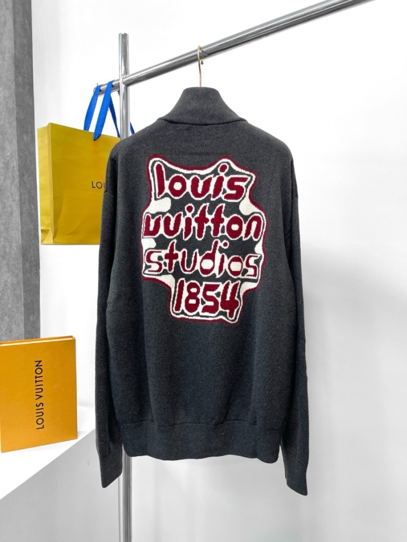 Louis Vuitton Autumn/Winter Runway Collection Jacquard Knit High-Neck Jacket