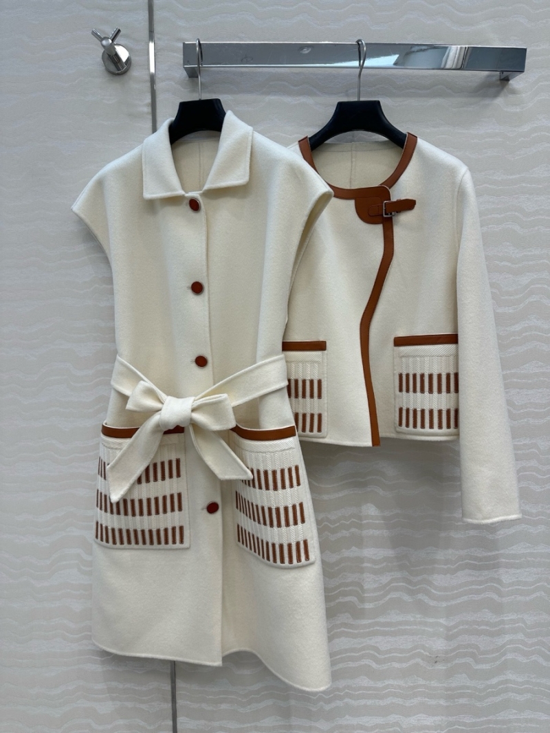 Hermes Equestrian Jacket - Handcrafted Double-Faced Cashmere Coat for Autumn Winter