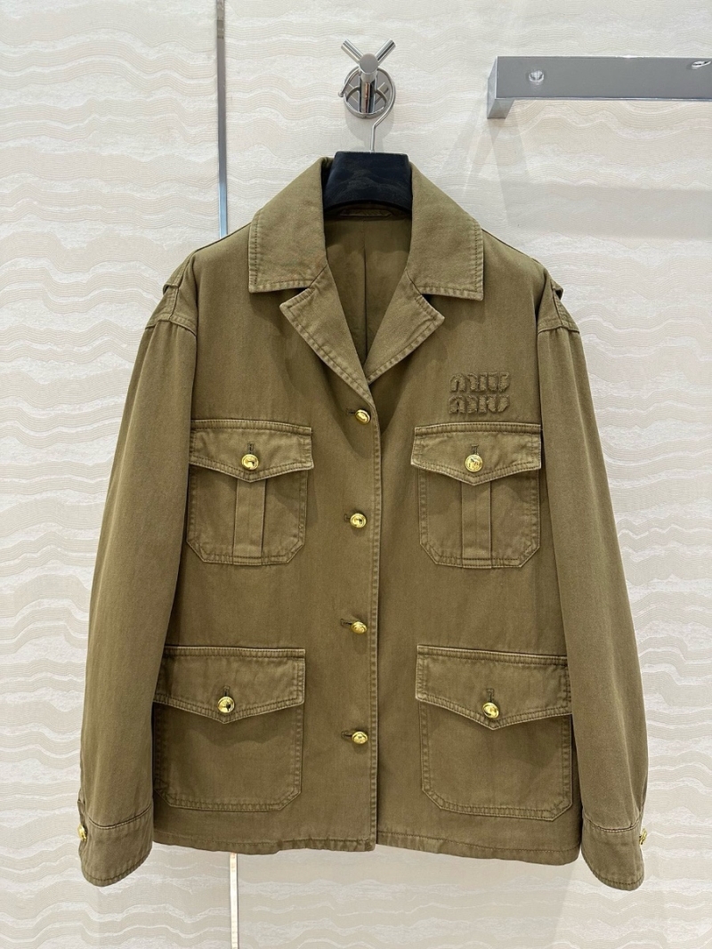 Miu Miu 2025 Summer OS Style Scout Series Utility Jacket