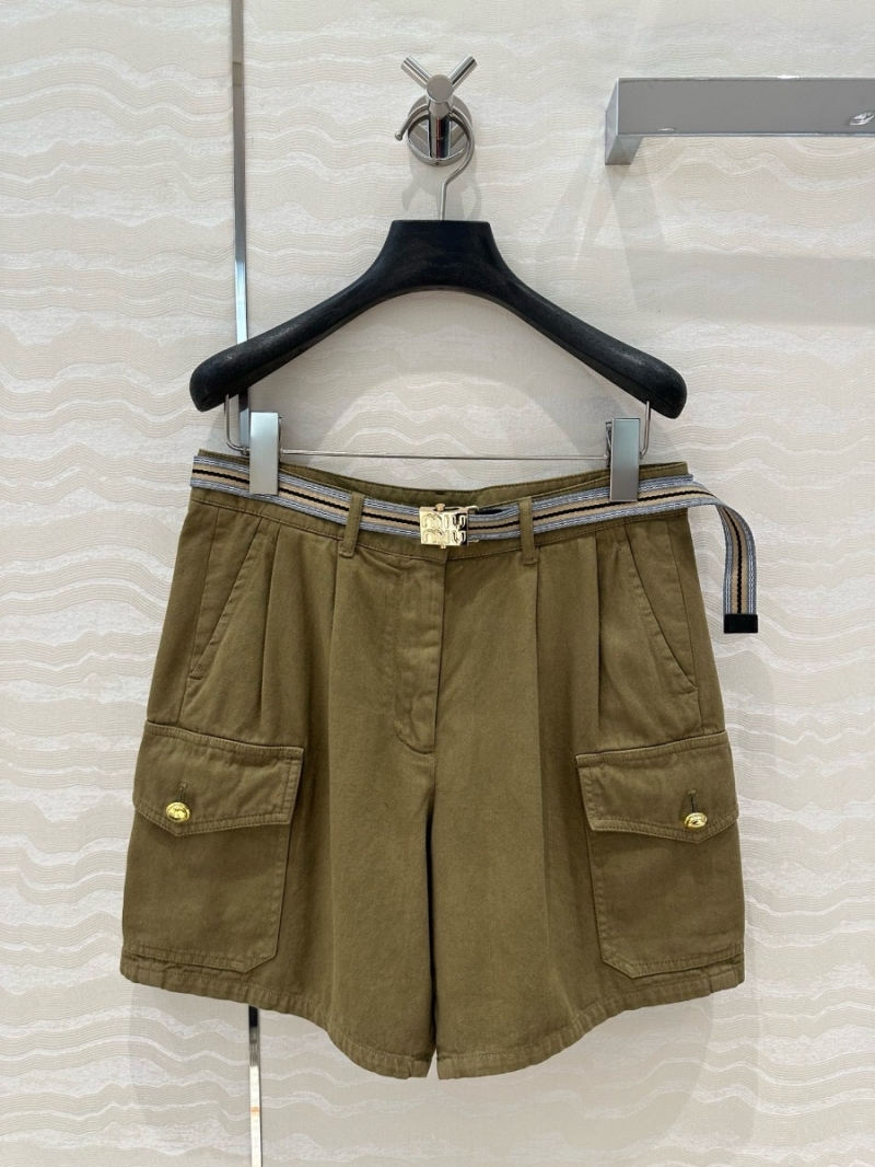 Miu Miu 2025 Summer Scout Series Utility Shorts With belt