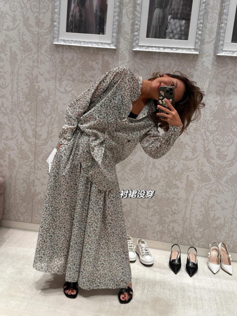 Dior Spring 2025 New Colorful Butterfly Print Shirt – Elegant Spring Collection