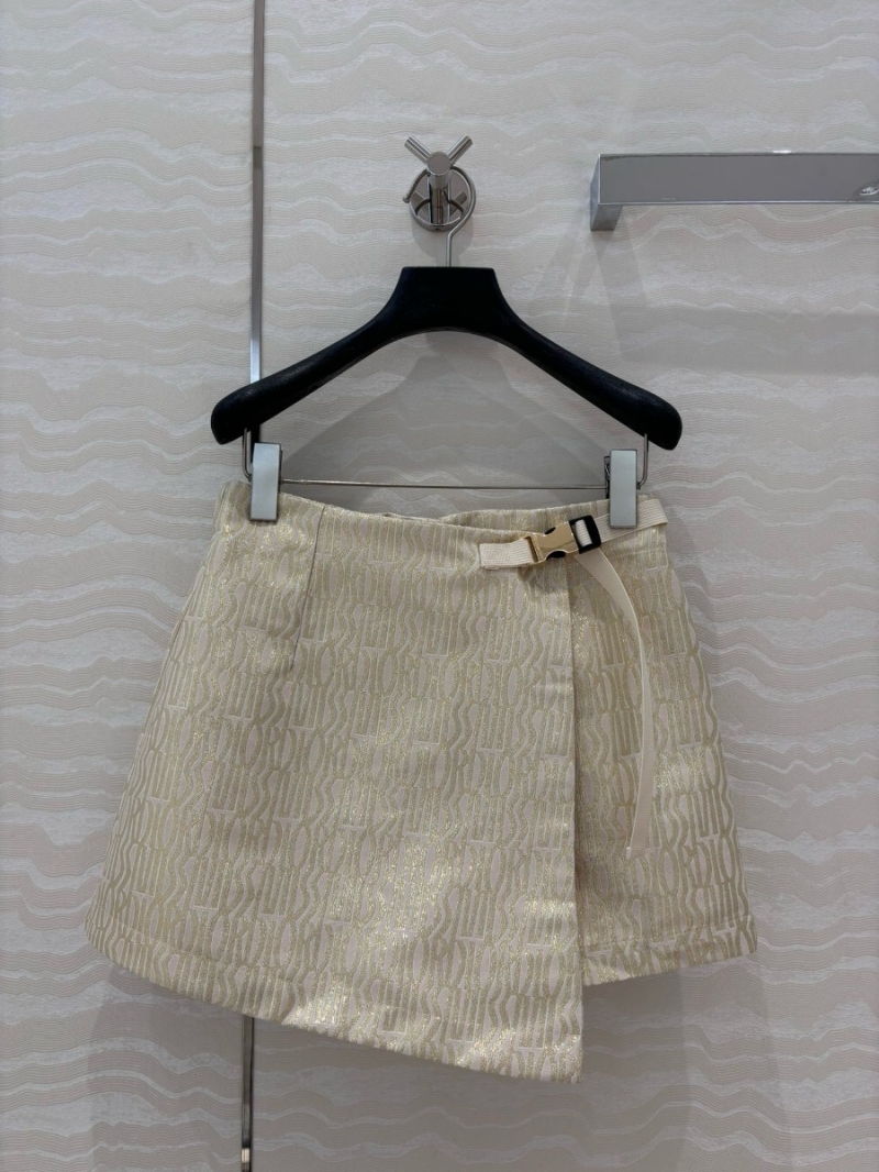 Dior Miss Dior Gold Jacquard Skirt-Shorts – Sophisticated Resort Collection