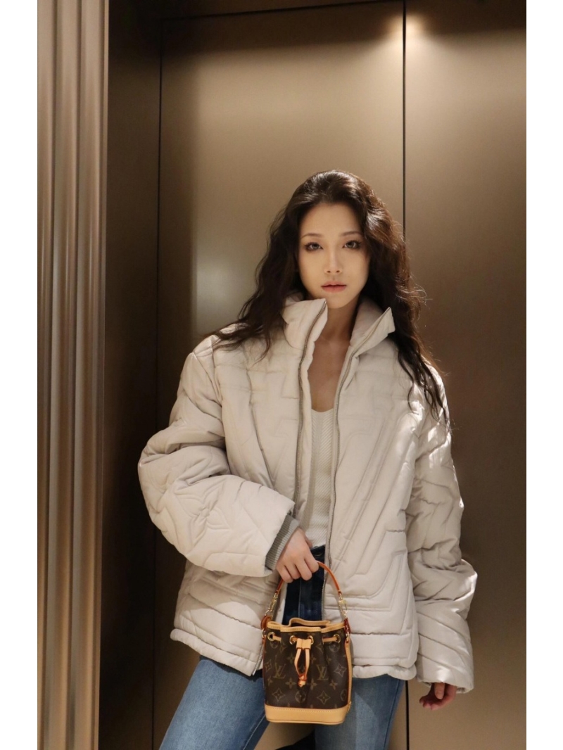 Louis Vuitton LV FW24 Quilted High-Collar Zipper Jacket