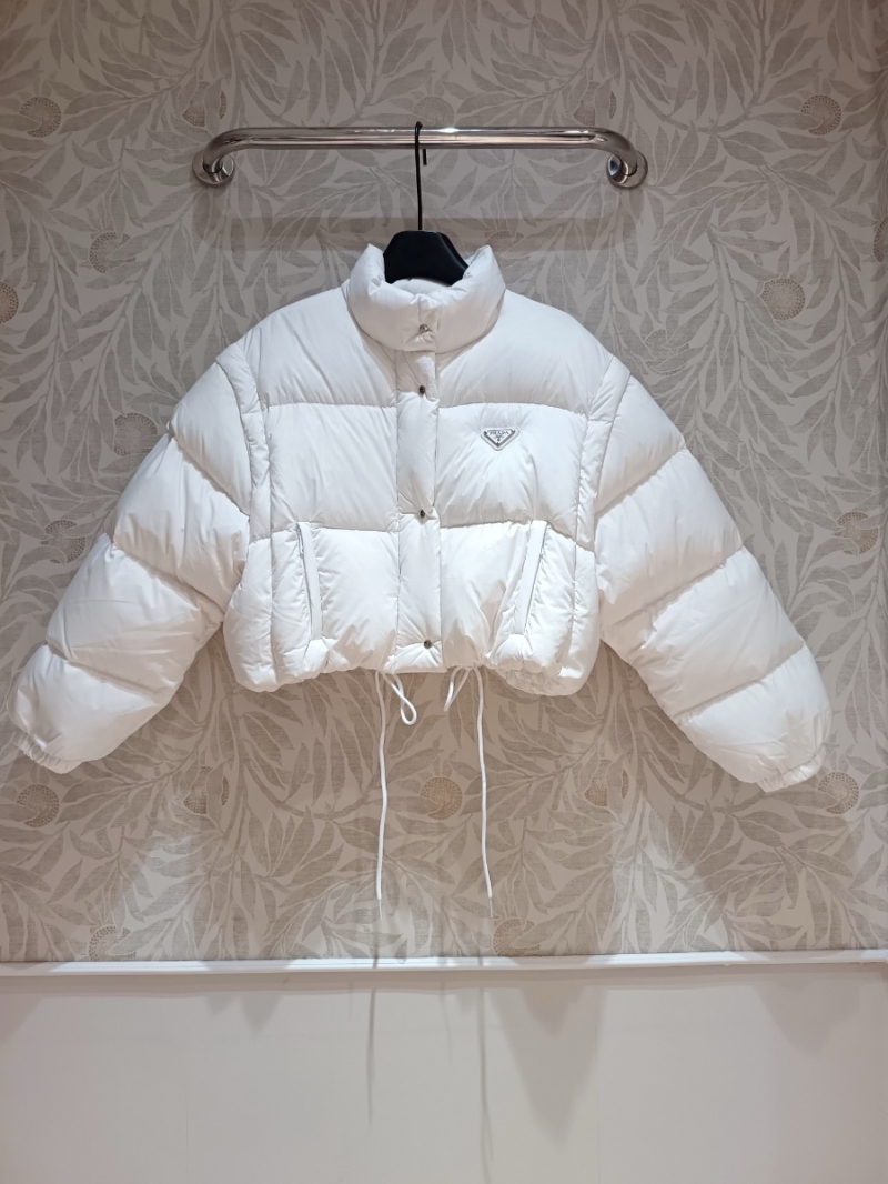 Prada White Down Jacket
